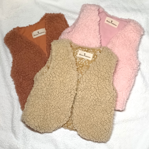 Gilet Berger Sherpa Enfant | Cosy Oeko-Tex